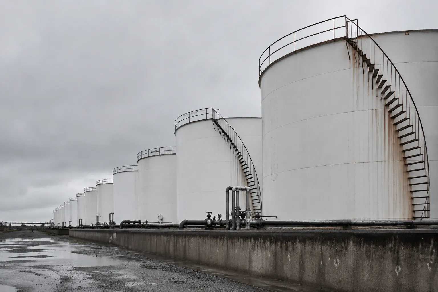 Petroleum tank storage and leasing at a terminal hub